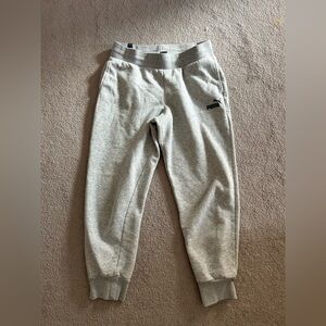 PUMA womens Gray Sweatpants joggers